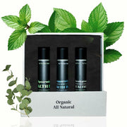 Stealth Balms Men's Organic Mint Lip Balm SPF 15 3 Pack Spearmint Peppermint