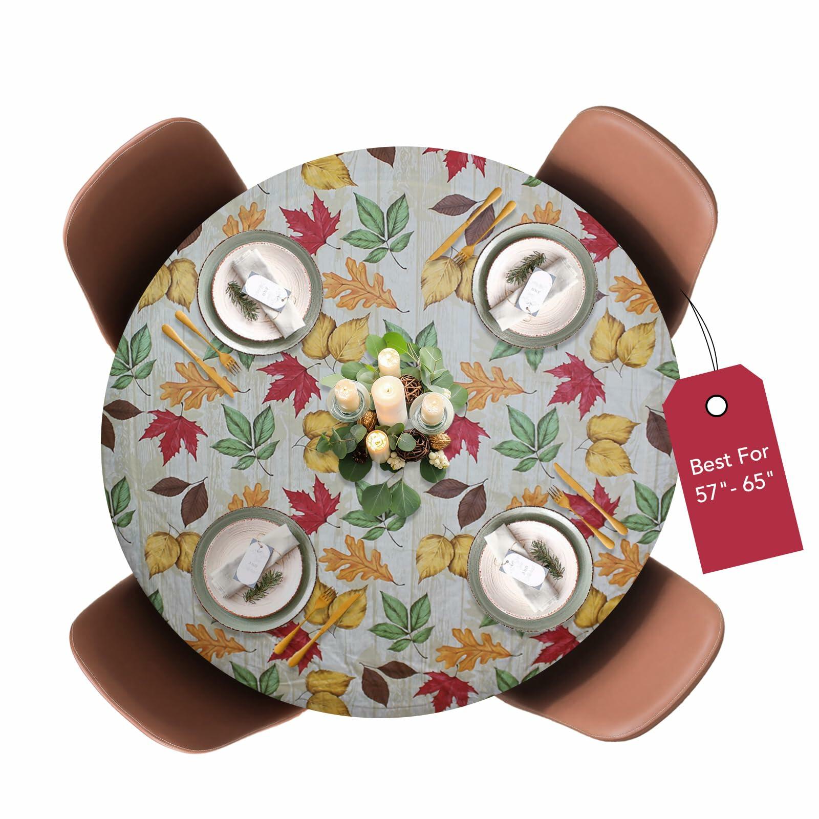 Covers For The Home Deluxe Elastic Edged Vinyl Fitted Table Cover Red Large