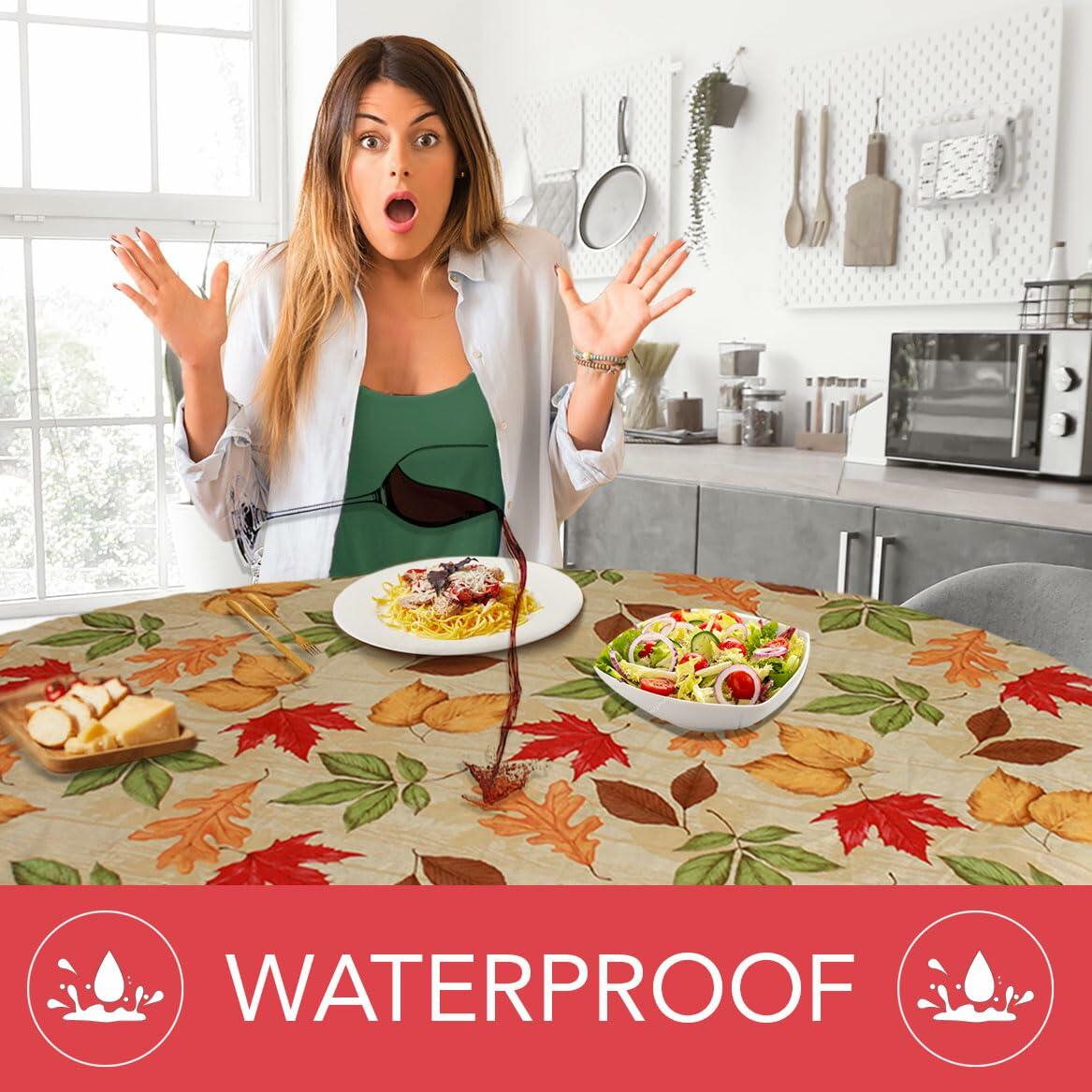 Covers For The Home Deluxe Elastic Edged Vinyl Fitted Table Cover Red Large