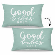 Mingnei Motivational Quote Green Flannel Throw Pillow Cover 12x20