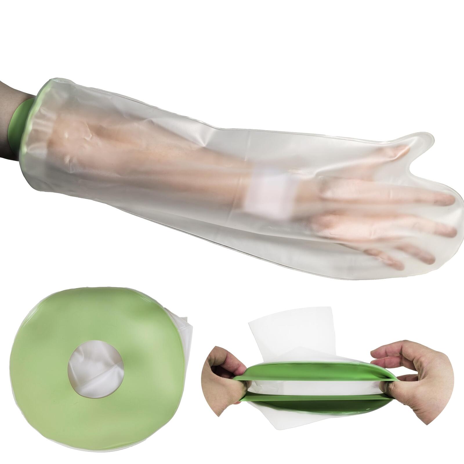 SLDOREAH Waterproof Arm Cast Cover Sleeve Bag Green Size ARM