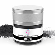 Glitter & Glitz Edible Drink Glitter Luster Dust Black 5g Cocktails Baking