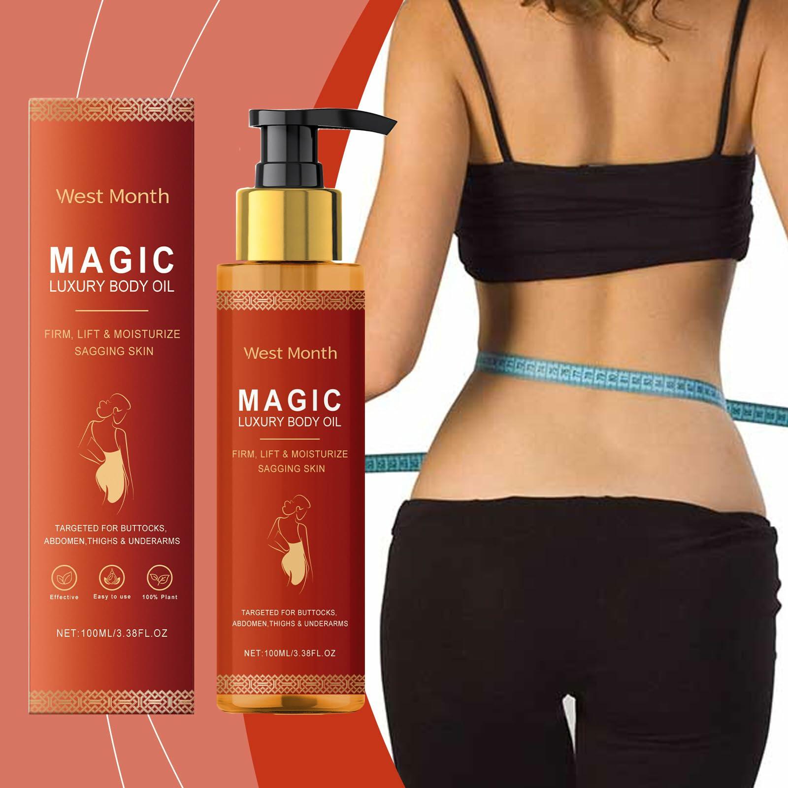 PAQIMAN Magic Body Firming Oil Hydrating Skin Care with Vitamin E