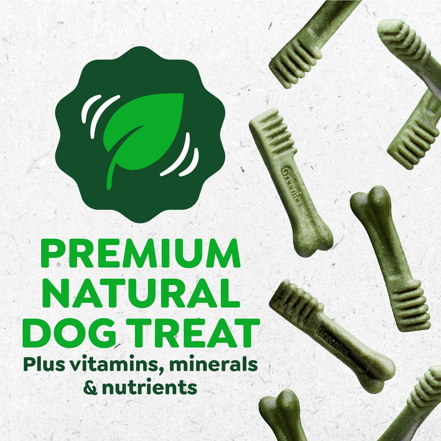 Greenies Adult Natural Dental Dog Treats Petite Original Flavor 120 Treats