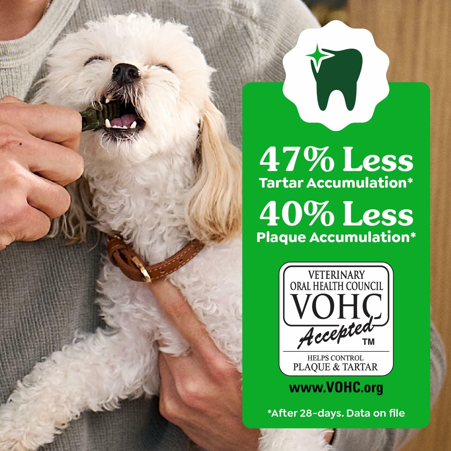 Greenies Adult Natural Dental Dog Treats Petite Original Flavor 120 Treats