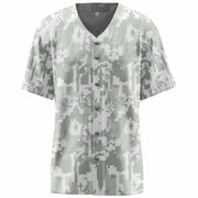 Aizqaoalk Men's Baseball Jersey Short Sleeve Button-Down Shirt Color7 Size L