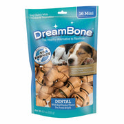 DreamBone Dental Dog Chews Rawhide Free Dental Treats 16 Count Tartar Breath