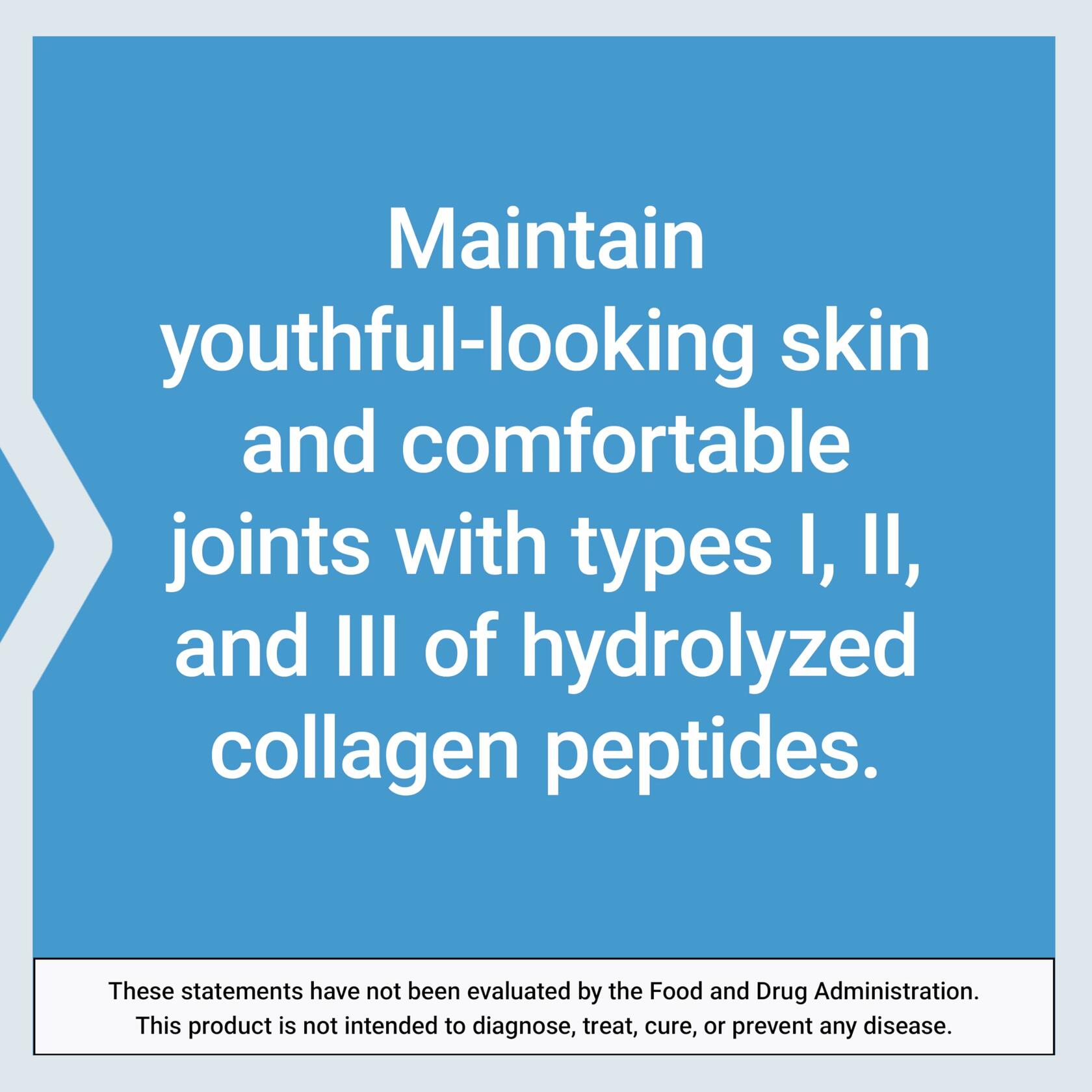 Life Extension Collagen Peptides Types I II III Powder 343g Gluten Free Non-GMO