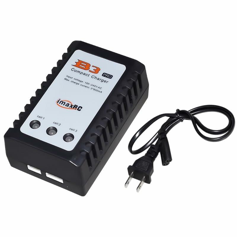 BUBUCAM B3 RC LiPo 2S-3S Battery Balancer Charger 7.4V-11.1V Compact