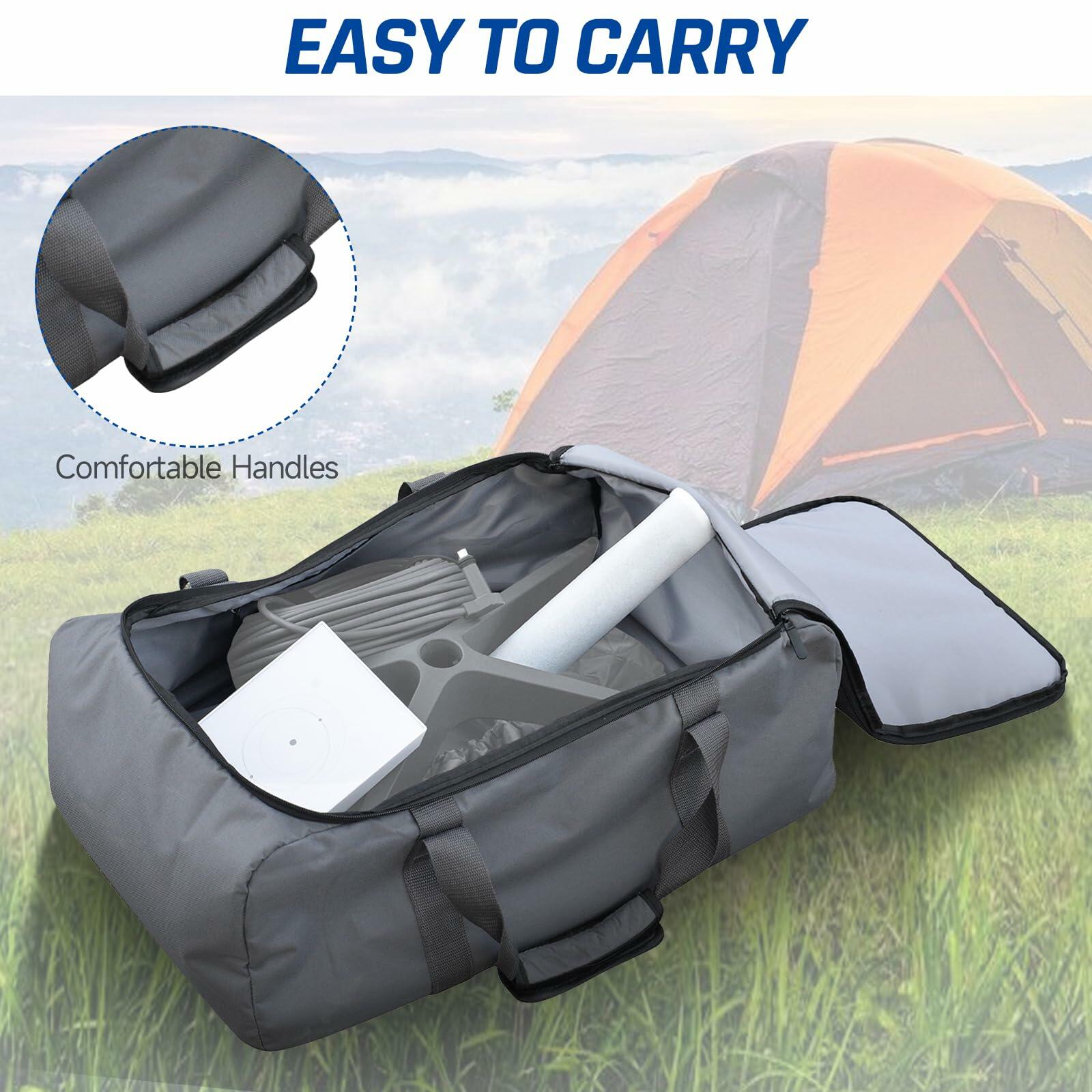 GODPEE SZSAUTO Carrying Bag for Starlink Gen 3 Satellite Accessories Black