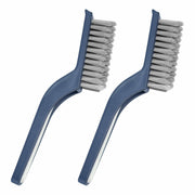 COIYINGJAUNEI Hard Bristle Stiff Cleaning Brush 2 pcs Blue White ABS