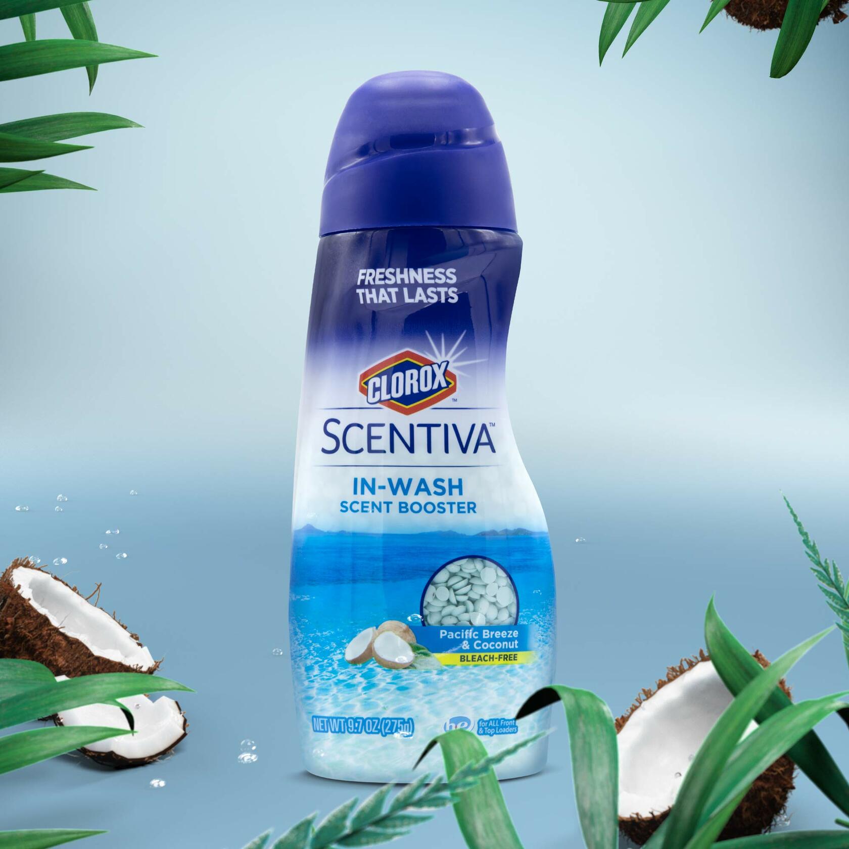 Clorox Scentiva Laundry Freshener Beads Pacific Breeze & Coconut 9.7oz