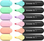 Schneider Highlighter Textmarker Job Pastell Set 6 Stück 50-115097