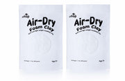 White Air Dry Foam Clay Bulk Pack 2x1.1lb No-Bake Craft Clay Zip Bag