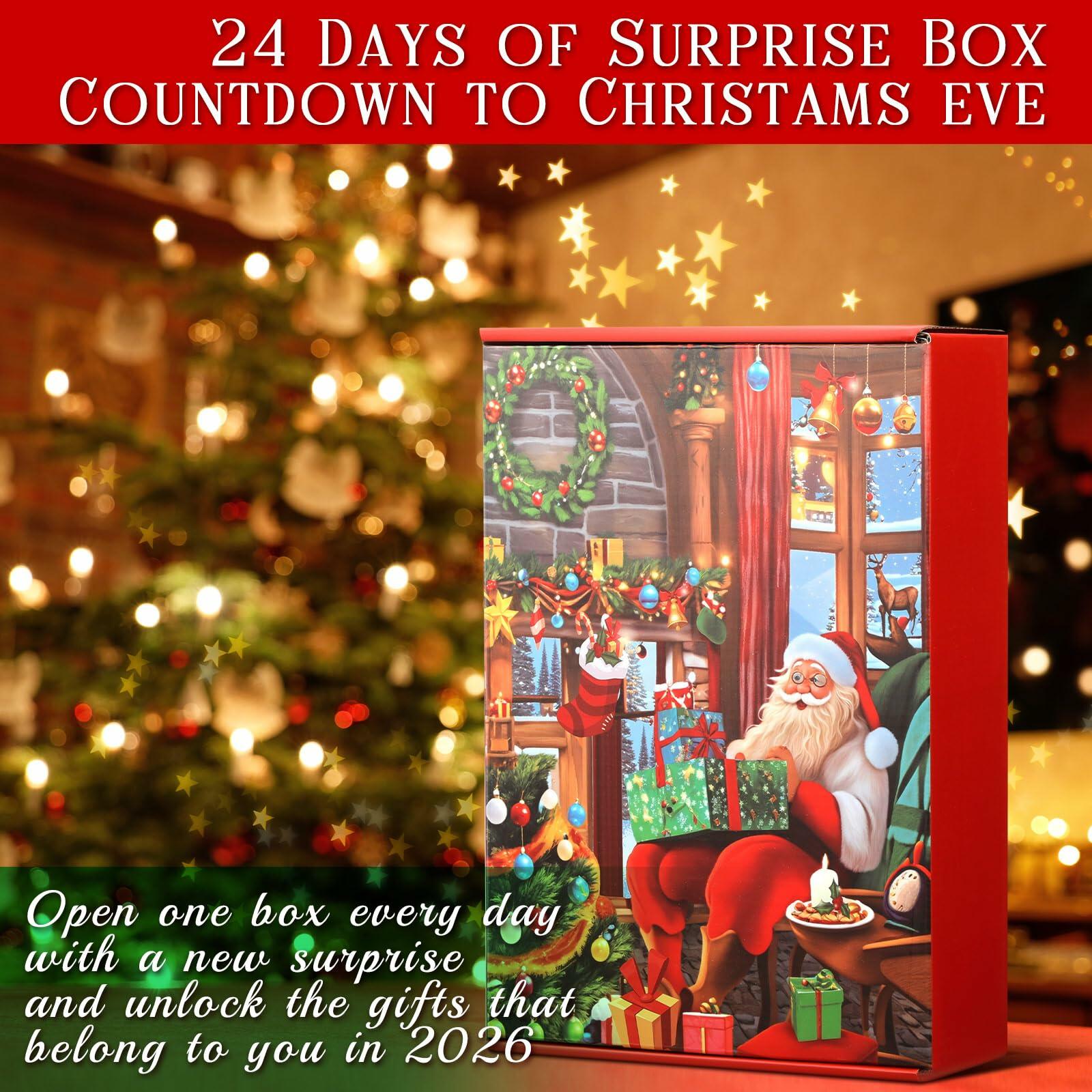 Lemosae Beauty Advent Calendar 2025 24 Days Xmas Countdown Gift Set Multicolor