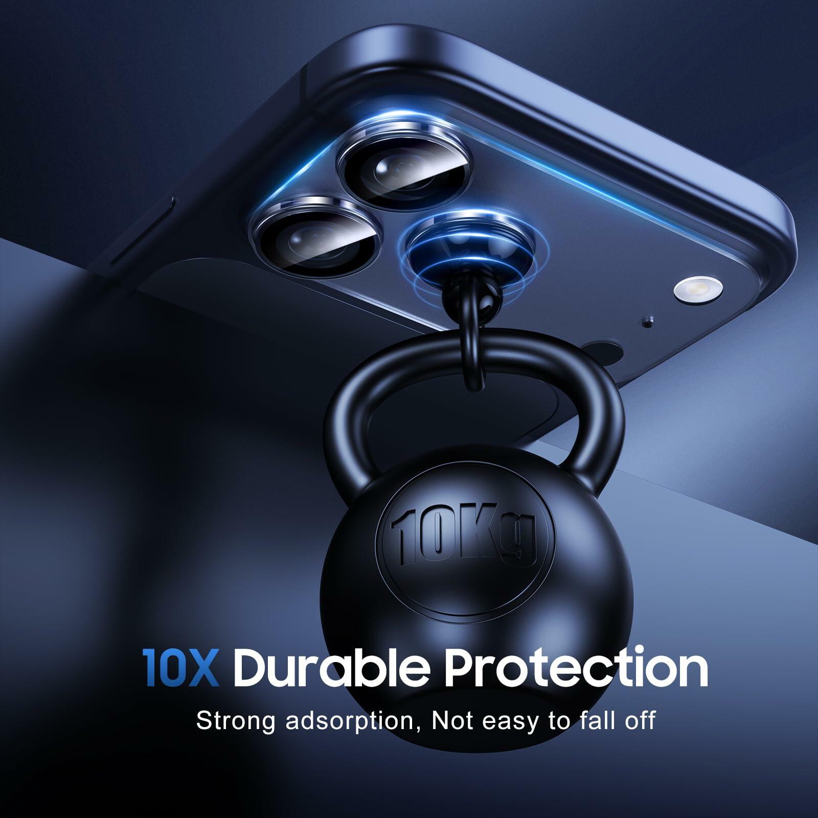 UniqueMe iPhone17 ProMax Camera Lens Protector 3 Pack Transparent Tempered Glass