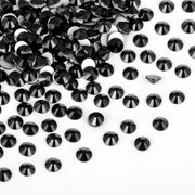CMBYN Glue Fix Crystal Flatback Rhinestones 6.5mm ss30 288pcs Black