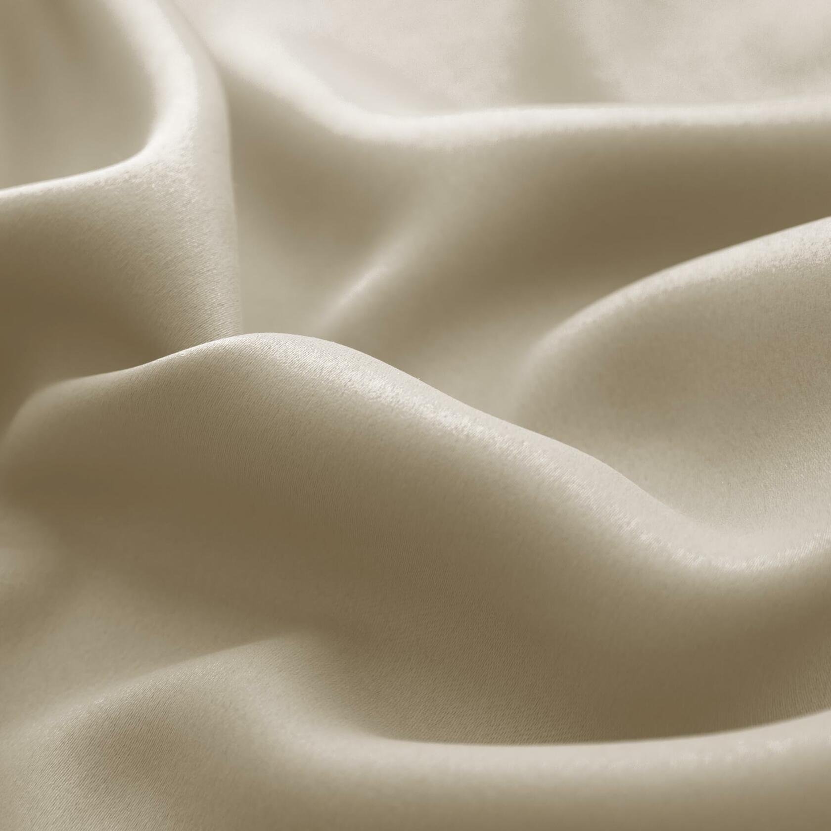 Mrs.Naturall Biscotti Beige Blackout Curtains 34x36 Inch Set of 2 Panels