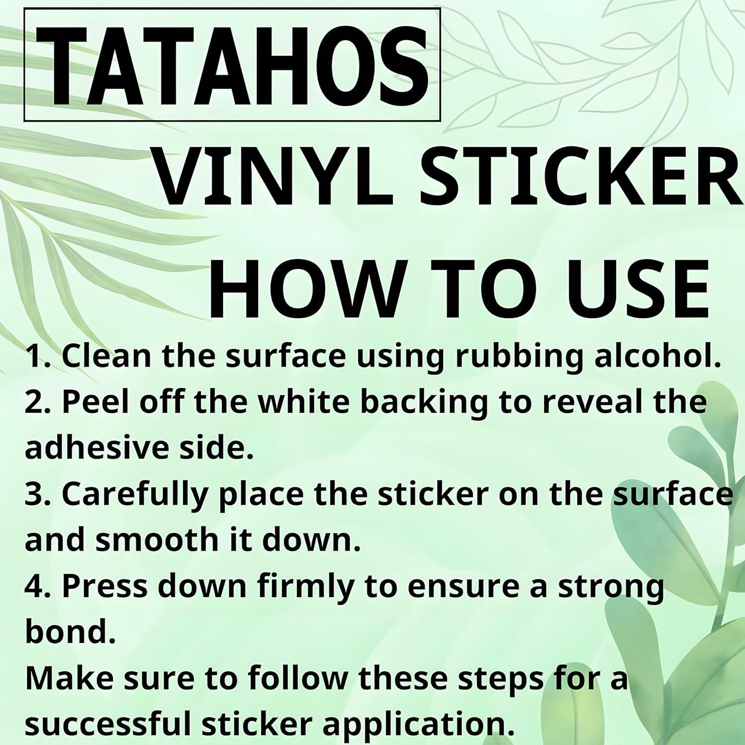 TATAHOS 3Pcs Lack of Planning Emergency Stickers Waterproof Vinyl 3" Multi