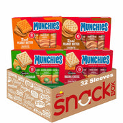 BestBy09/25 Munchies Baked Sandwich Crackers Variety Pack 32 Sleeves