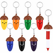 Sayglossy 21 Pcs Mini Acorn Cartoon Retractable Ballpoint Pens Bulk Cute Fall