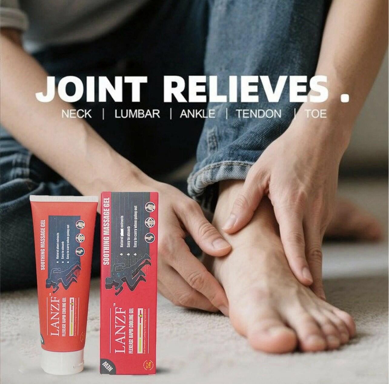 LANZF Joint Relief Massage Cream Rapid Muscle Cream 4.23oz Herbal Scent. EXP: 07/22/2028