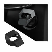 KHGUZ Car Start Stop Button Cover Zinc Alloy Ignition Trim Gun Black