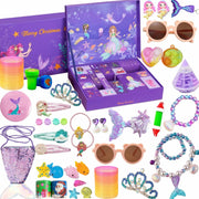 GOGREENWOVEN Advent Calendar 2025 37Pcs Toy Mermaid Purple Xmas Countdown