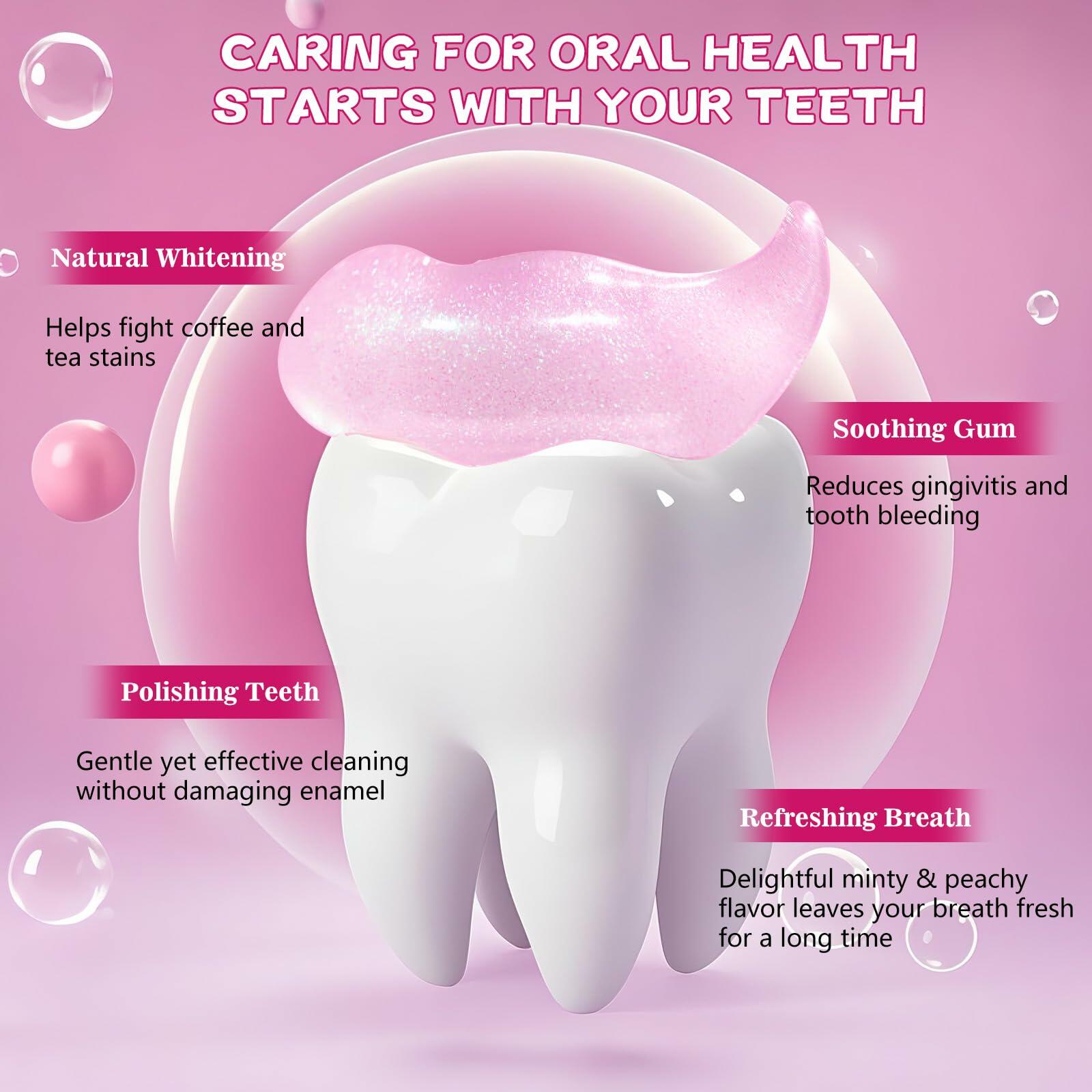 Decatela Niacinamide Whitening Toothpaste Peach Mint Flavor Fluoride-Free