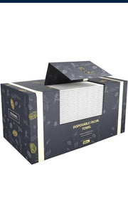 LUXUZ Facial Cleansing Cloths Ultra Soft Dry Wipes XL 60 Count