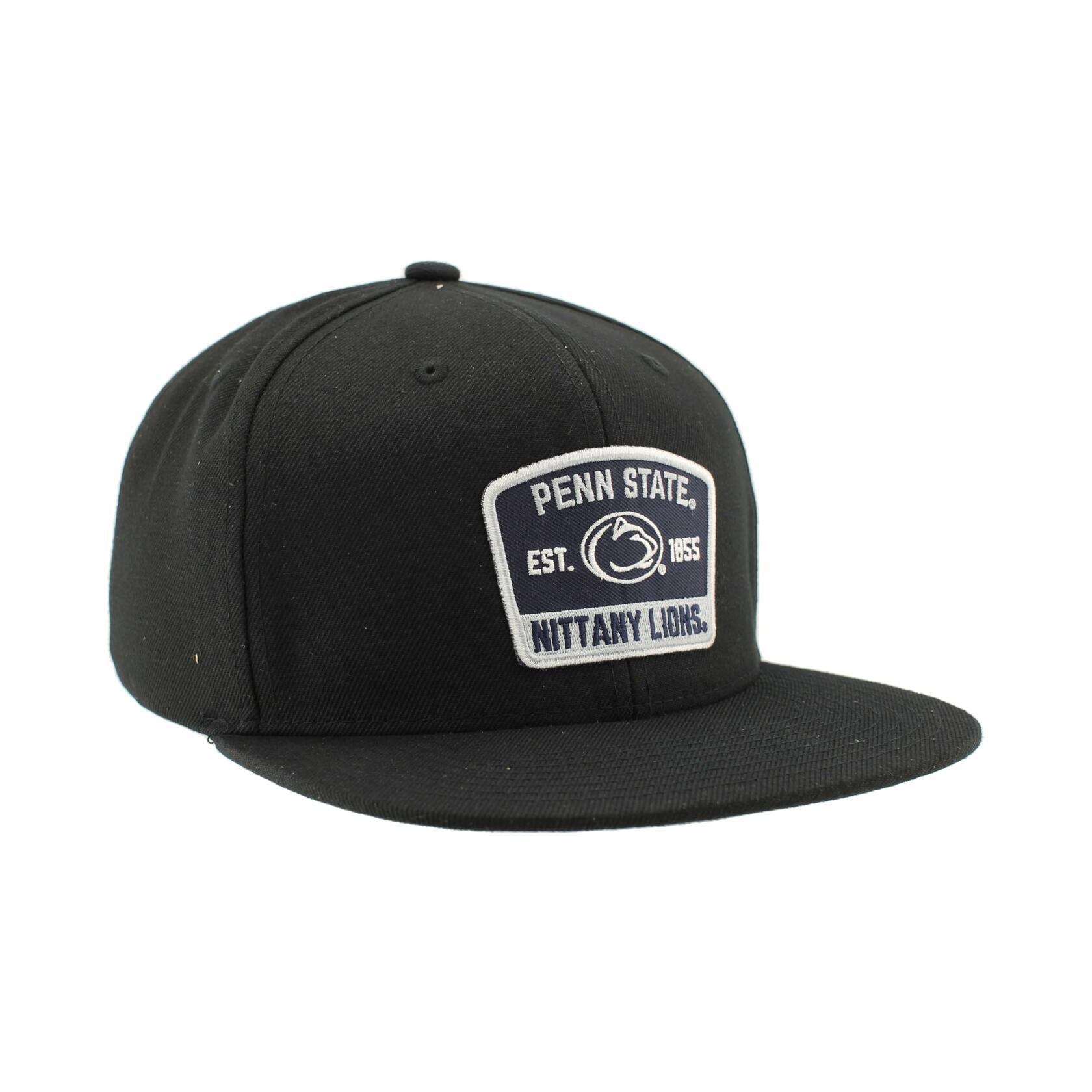 ZHATS Penn State Nittany Lions NCAA Snapback Hat Black Flat Snapback