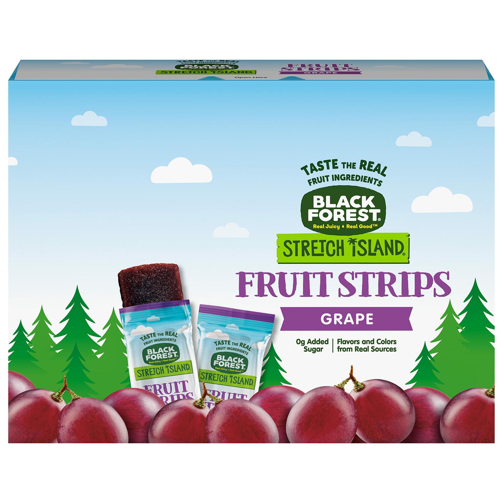 Black Forest Stretch Island Fruit Strips Grape Flavor 0.5oz Pack of 30