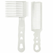Generic 2Pack Blend Friend Professional Barber Hair Fade Comb White