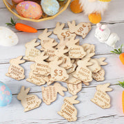 CypherX Halloween Wood Craft Tokens for Kids, 30 Pieces, DIY Activity & Rewards