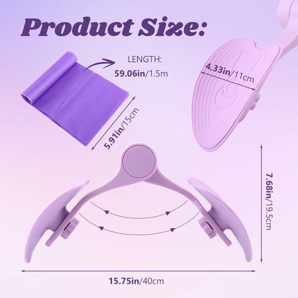 Velarionna Hip Trainer Kegel Exerciser Pelvic Floor Muscle Trainer Purple