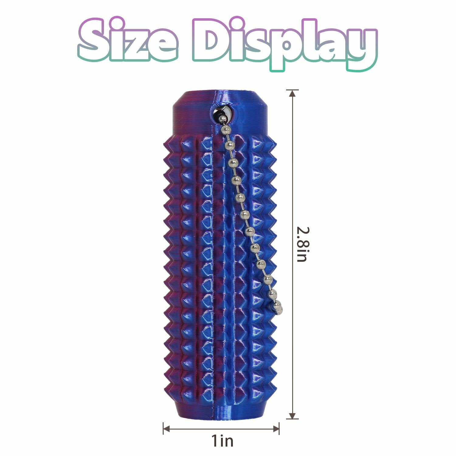 Generic Little Ouchies Pain Stim Fidget Keychain 4PCS Plastic 3D Printed