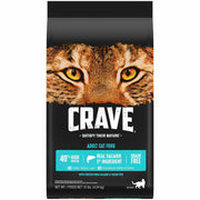 Crave Grain Free Dry Cat Food Salmon Ocean Fish Protein 10 lb Bag