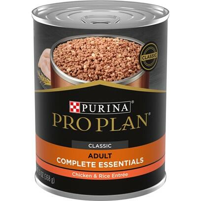 Purina Pro Plan Wet Dog Food Chicken & Rice 13oz Cans 12 Pack