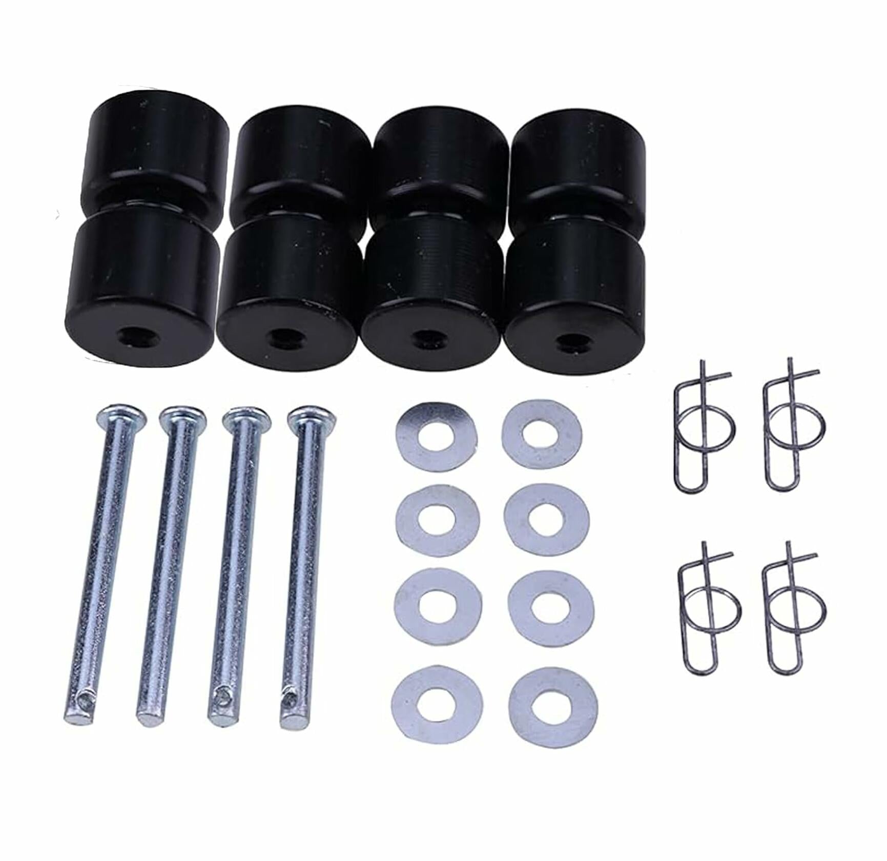 JEENDA Trailer Tailgate Lift Cables 2PCS 125542 GMNR-925 Pins 4PCS Clips