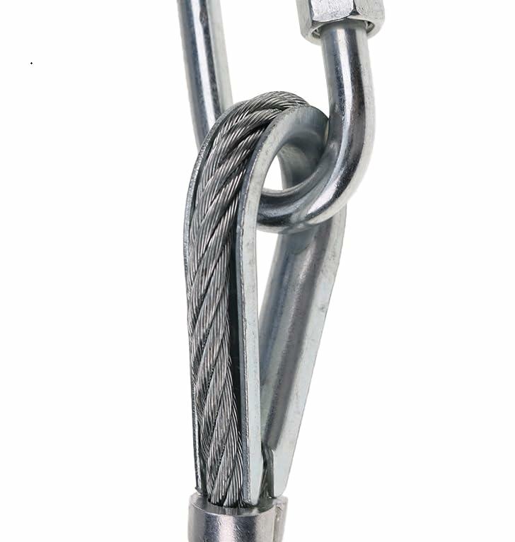 JEENDA Trailer Tailgate Lift Cables 2PCS 125542 GMNR-925 Pins 4PCS Clips