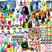 CHSLtmxq 326 PCS Halloween Party Favors Non Candy Treats Bulk Plastic