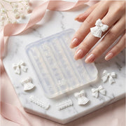 Bow Clips Silicone 3D Nail Art Mold for Gel, Acrylic & Resin