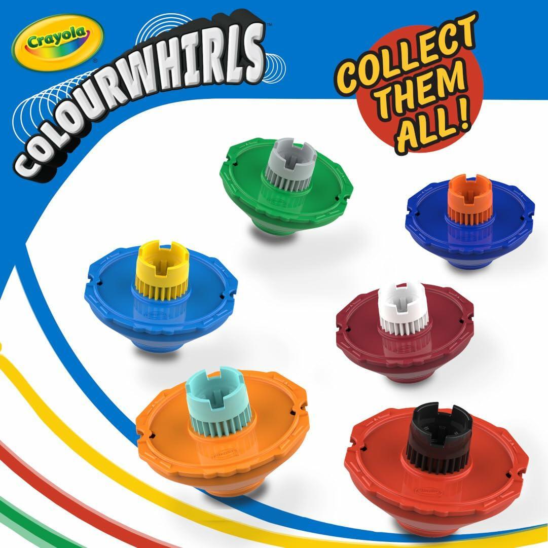 Crayola Colourwhirls Spin Art Toy, 1ct, with Ultra-Clean Marker, Ages 6+