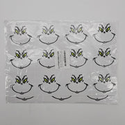Christmas Face Eyes Sticker Sheet, Cat Designs
