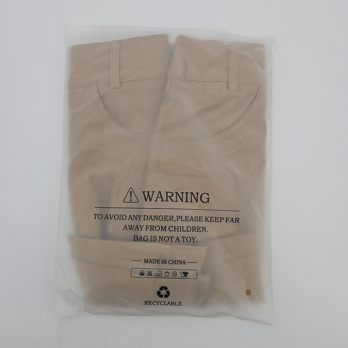 ETOSELL Women's Khaki Low-Waist Cargo Mini Skirt with Pockets, XL