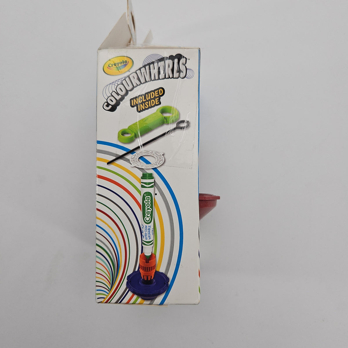 Crayola Colourwhirls Spin Art Toy, 1ct, with Ultra-Clean Marker, Ages 6+