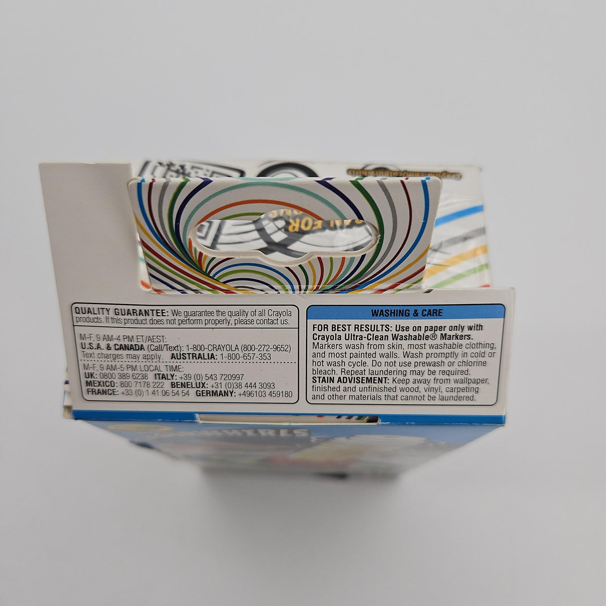Crayola Colourwhirls Spin Art Toy, 1ct, with Ultra-Clean Marker, Ages 6+